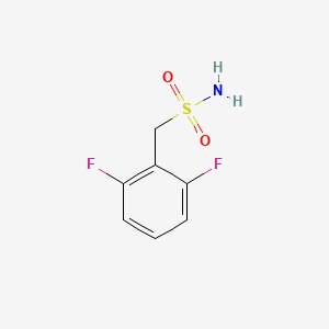 molecular formula C7H7F2NO2S B1422844 (2,6-Difluorophenyl)methanesulfonamide CAS No. 256651-60-2