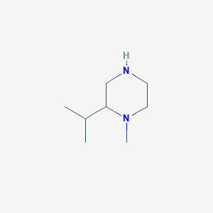 molecular formula C8H18N2 B1422845 1-Methyl-2-(propan-2-yl)piperazine CAS No. 1266872-90-5