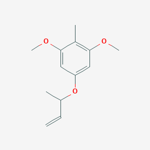 5-[(But-3-en-2-yl)oxy]-1,3-dimethoxy-2-methylbenzene