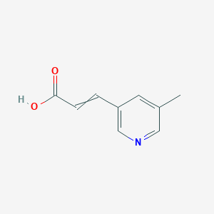 molecular formula C9H9NO2 B1422849 3-(5-Methylpyridin-3-yl)prop-2-enoic acid CAS No. 944998-00-9