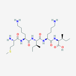 molecular formula C29H57N7O6S B14228501 L-Methionyl-L-lysyl-L-isoleucyl-L-lysyl-L-isoleucine CAS No. 823233-51-8