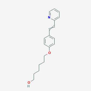 6-{4-[2-(Pyridin-2-YL)ethenyl]phenoxy}hexan-1-OL