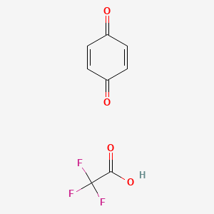 molecular formula C8H5F3O4 B14228521 cyclohexa-2,5-diene-1,4-dione;2,2,2-trifluoroacetic acid CAS No. 830319-96-5