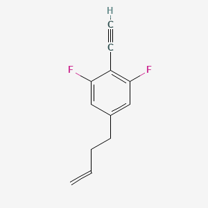 5-(But-3-en-1-yl)-2-ethynyl-1,3-difluorobenzene