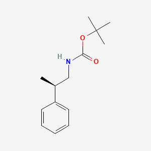 molecular formula C14H21NO2 B14228551 tert-Butyl [(2R)-2-phenylpropyl]carbamate CAS No. 518335-34-7