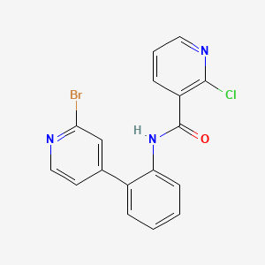 N-[2-(2-bromopyridin-4-yl)phenyl]-2-chloropyridine-3-carboxamide