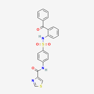 N-{4-[(2-Benzoylphenyl)sulfamoyl]phenyl}-1,3-thiazole-4-carboxamide