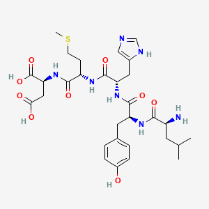 L-Leucyl-L-tyrosyl-L-histidyl-L-methionyl-L-aspartic acid