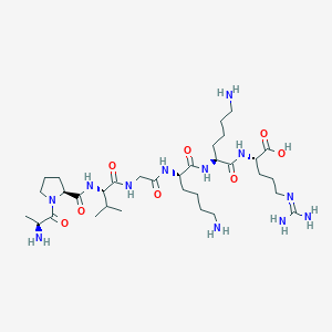 L-Alanyl-L-prolyl-L-valylglycyl-L-lysyl-L-lysyl-N~5~-(diaminomethylidene)-L-ornithine