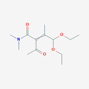 2-Acetyl-4,4-diethoxy-N,N,3-trimethylbut-2-enamide