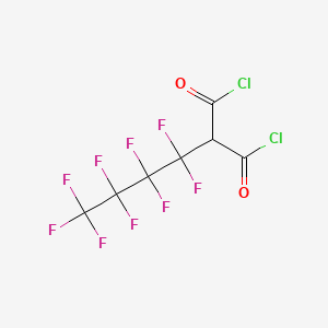 (Nonafluorobutyl)propanedioyl dichloride