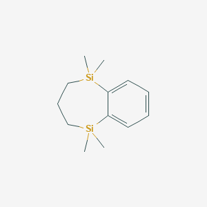 molecular formula C13H22Si2 B14228622 1H-1,5-Benzodisilepin, 2,3,4,5-tetrahydro-1,1,5,5-tetramethyl- CAS No. 556812-64-7