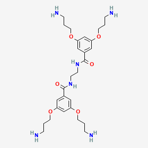 N,N'-(Ethane-1,2-diyl)bis[3,5-bis(3-aminopropoxy)benzamide]