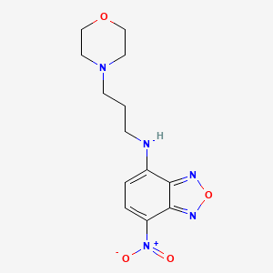 2,1,3-Benzoxadiazol-4-amine, N-[3-(4-morpholinyl)propyl]-7-nitro-