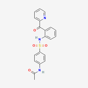 N-(4-{[2-(Pyridine-2-carbonyl)phenyl]sulfamoyl}phenyl)acetamide