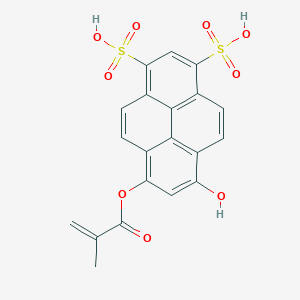 2-Propenoic acid, 2-methyl-, 3-hydroxy-6,8-disulfo-1-pyrenyl ester