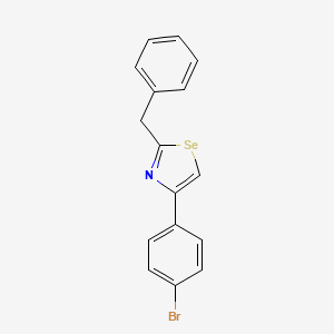 Selenazole, 4-(4-bromophenyl)-2-(phenylmethyl)-