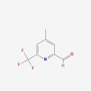 2-Pyridinecarboxaldehyde, 4-methyl-6-(trifluoromethyl)-