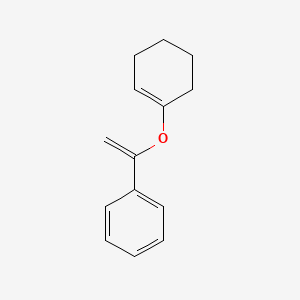 {1-[(Cyclohex-1-en-1-yl)oxy]ethenyl}benzene