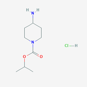 B1422888 Propan-2-yl 4-aminopiperidine-1-carboxylate hydrochloride CAS No. 1311314-87-0