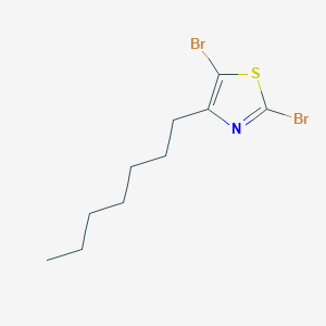 2,5-Dibromo-4-heptyl-1,3-thiazole