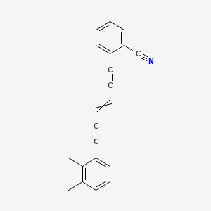 Benzonitrile, 2-[6-(2,3-dimethylphenyl)-3-hexene-1,5-diynyl]-