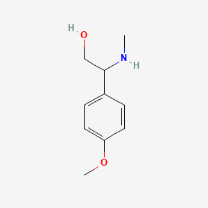 molecular formula C10H15NO2 B1422893 2-(4-甲氧基苯基)-2-(甲基氨基)乙醇 CAS No. 1184516-35-5