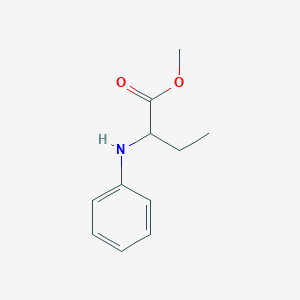 molecular formula C11H15NO2 B1422894 Methyl 2-(phenylamino)butanoate CAS No. 77165-36-7