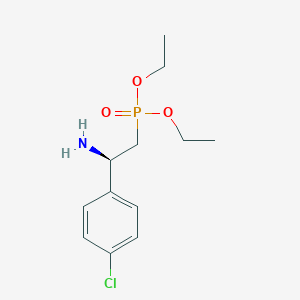 Phosphonic acid, [(2R)-2-amino-2-(4-chlorophenyl)ethyl]-, diethyl ester