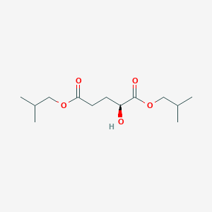 bis(2-methylpropyl) (2S)-2-hydroxypentanedioate