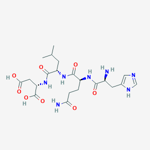 L-Histidyl-L-glutaminyl-L-leucyl-L-aspartic acid