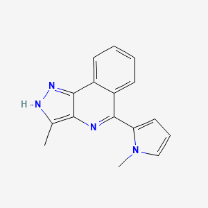 1H-Pyrazolo[4,3-c]isoquinoline, 3-methyl-5-(1-methyl-1H-pyrrol-2-yl)-