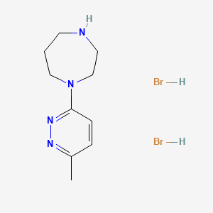 1-(6-Methylpyridazin-3-yl)-1,4-diazepane dihydrobromide