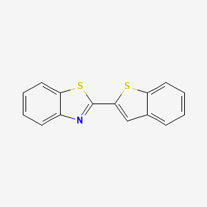 2-(1-Benzothiophen-2-yl)-1,3-benzothiazole