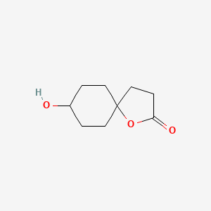 8-Hydroxy-1-oxaspiro[4.5]decan-2-one