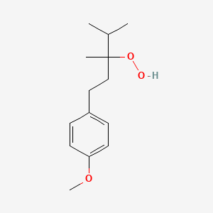 Hydroperoxide, 1-[2-(4-methoxyphenyl)ethyl]-1,2-dimethylpropyl