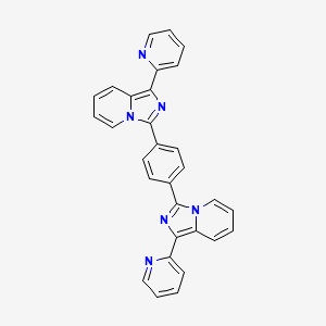 3,3'-(1,4-Phenylene)bis[1-(pyridin-2-yl)imidazo[1,5-a]pyridine]