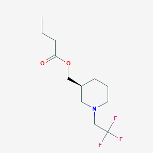 [(3S)-1-(2,2,2-trifluoroethyl)piperidin-3-yl]methyl butanoate