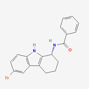 N-[(1R)-6-bromo-2,3,4,9-tetrahydro-1H-carbazol-1-yl]benzamide