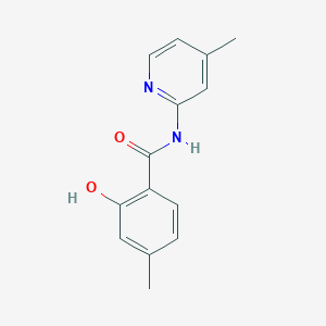 2-Hydroxy-4-methyl-N-(4-methylpyridin-2-yl)benzamide