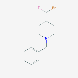 1-Benzyl-4-[bromo(fluoro)methylidene]piperidine