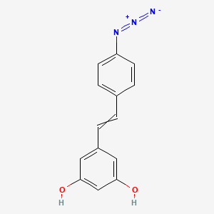 5-[2-(4-Azidophenyl)ethenyl]benzene-1,3-diol