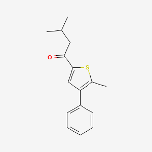 3-Methyl-1-(5-methyl-4-phenylthiophen-2-yl)butan-1-one