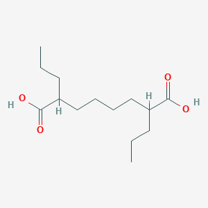 molecular formula C14H26O4 B14230138 2,7-Dipropyloctanedioic acid CAS No. 538373-96-5