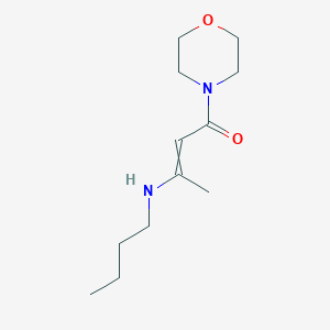 molecular formula C12H22N2O2 B14230174 3-(Butylamino)-1-(morpholin-4-yl)but-2-en-1-one CAS No. 827574-16-3