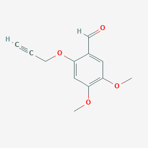 4,5-Dimethoxy-2-[(prop-2-yn-1-yl)oxy]benzaldehyde