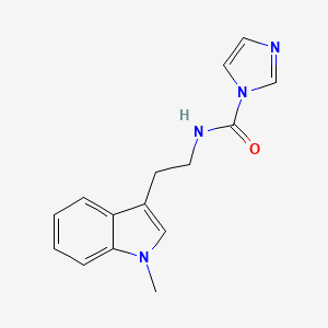 1H-Imidazole-1-carboxamide, N-[2-(1-methyl-1H-indol-3-yl)ethyl]-