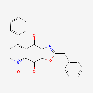 2-Benzyl-5-oxo-8-phenyl-5lambda~5~-[1,3]oxazolo[4,5-g]quinoline-4,9-dione