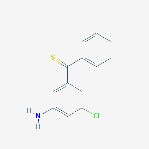 Methanethione, (3-amino-5-chlorophenyl)phenyl-