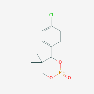 4-(4-Chlorophenyl)-5,5-dimethyl-2-oxo-1,3,2-dioxaphosphinan-2-ium